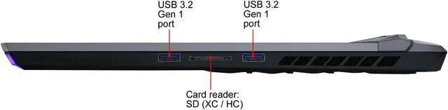 Alt view image 12 of 19 - MSI GE Series GE66 10SF-004CA Raider 15.6" 240 Hz Intel Core i7 10th Gen 10750H (2.60 GHz) NVIDIA GeForce RTX 2070 16 GB Memory 1 TB SSD Windows 10 Home 64-bit Gaming Laptop