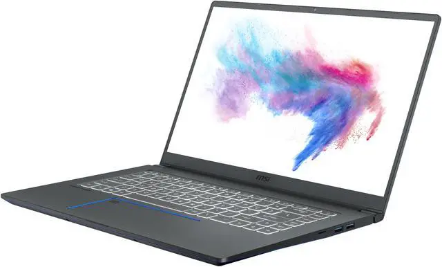 Alt view image 2 of 18 - MSI Laptop Intel Core i5-10210U 8GB Memory 512 GB NVMe SSD NVIDIA GeForce GTX 1650 Max-Q 15.6" Non-Touch Screen Windows 10 Home 64-bit Prestige 15 A10SC-297
