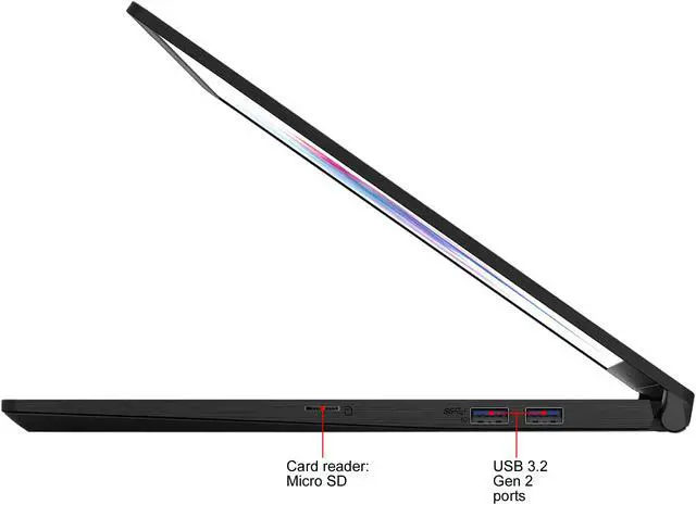 Alt view image 9 of 16 - MSI Laptop Intel Core i5-10210U 8GB Memory 256 GB NVMe SSD Intel UHD Graphics 15.6" Non-Touch Screen Windows 10 Pro 64-bit Modern 15 A10M-266