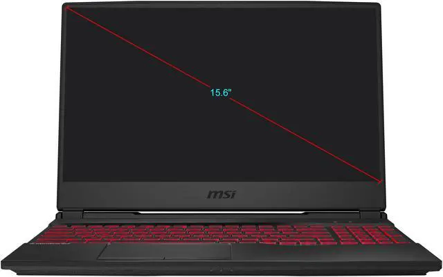 Alt view image 3 of 19 - MSI GL65 Leopard 10SCXR-031 15.6" Gaming Laptop - Intel Core i7-10750H, GeForce GTX 1650, 8 GB Memory, 512 GB SSD, Windows 10 Home