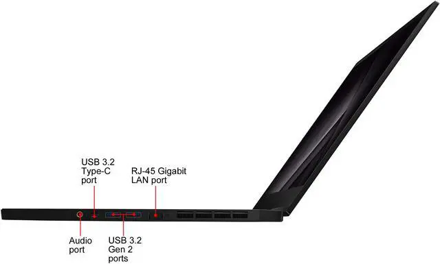 Alt view image 12 of 20 - MSI GS66 Stealth 10SGS-441 - 15.6" 300 Hz - Intel Core i7-10875H - GeForce RTX 2080 SUPER Max-Q - 32 GB Memory - 512 GB SSD - Windows 10 Pro - Gaming Laptop