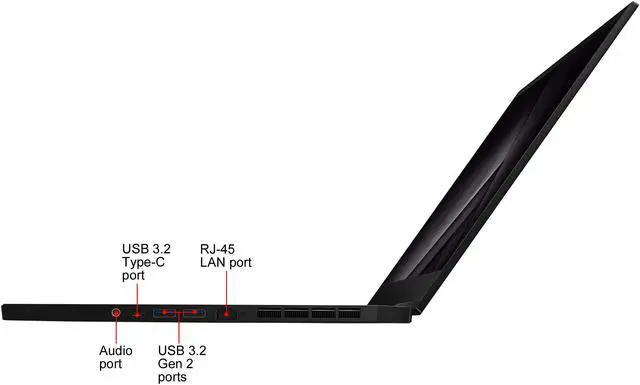 Alt view image 11 of 20 - MSI GS66 Stealth 10SE-442 - 15.6" 240 Hz - Intel Core i7-10875H - GeForce RTX 2060 - 16 GB DDR4 - 512 GB SSD - Gaming Laptop