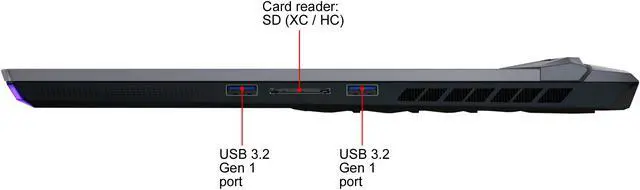 Alt view image 10 of 19 - MSI GE66 Raider 10SGS-288 - 15.6" 300 Hz - Intel Core i7-10875H - GeForce RTX 2080 SUPER Max-Q - 32 GB Memory - 1 TB SSD - Windows 10 Home - Gaming Laptop