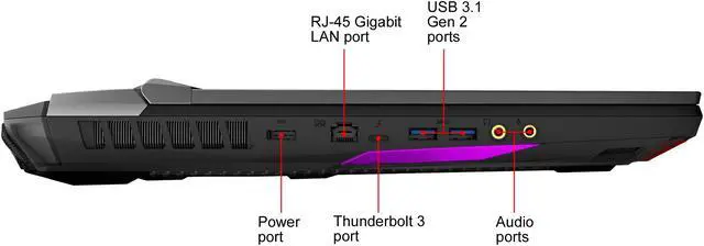 Alt view image 12 of 20 - MSI GT76 Titan DT 10SGS-055 - 17.3" 4K/UHD - Intel Core i9-10900K - GeForce RTX 2080 SUPER - 64 GB Memory - 2 TB SSD - Windows 10 Pro - Gaming Laptop