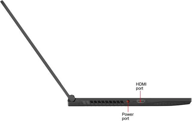 Alt view image 9 of 20 - MSI GF Series - 15.6" GeForce RTX 2060 - Intel Core i7-9750H  - 16GB Memory - 512 GB NVMe SSD - Windows 10 Home 64-bit - Gaming Laptop - 120 Hz IPS (GF65 THIN 9SE-013 )