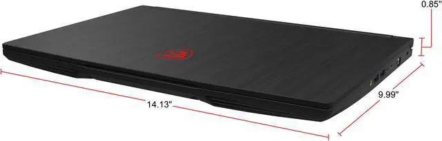 Alt view image 17 of 20 - MSI GF Series - 15.6" GeForce RTX 2060 - Intel Core i7-9750H  - 16GB Memory - 512 GB NVMe SSD - Windows 10 Home 64-bit - Gaming Laptop - 120 Hz IPS (GF65 THIN 9SE-013 )