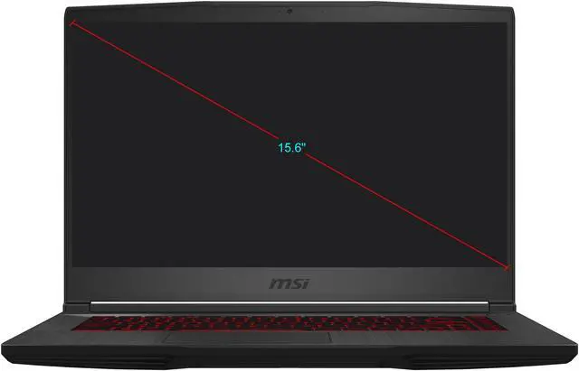 Alt view image 2 of 20 - MSI GF65 Thin 9SEXR-838 - 15.6" 144 Hz - Intel Core i7-9750H - GeForce RTX 2060 - 8 GB DDR4 - 512 GB SSD - Windows 10 Home - Gaming Laptop