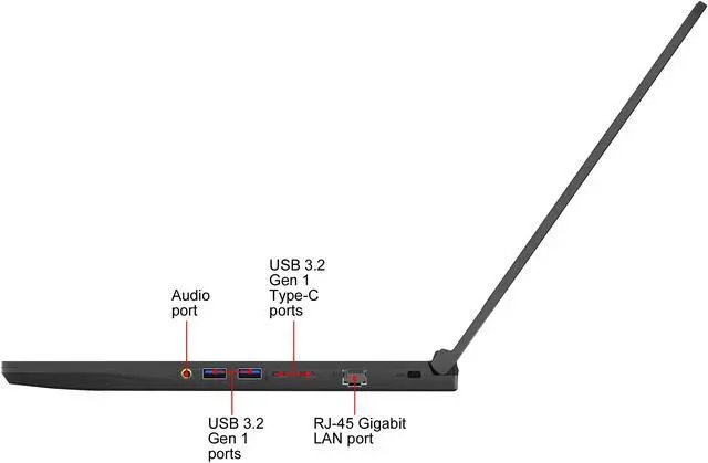 Alt view image 9 of 20 - MSI GF65 Thin 9SEXR-838 - 15.6" 144 Hz - Intel Core i7-9750H - GeForce RTX 2060 - 8 GB DDR4 - 512 GB SSD - Windows 10 Home - Gaming Laptop