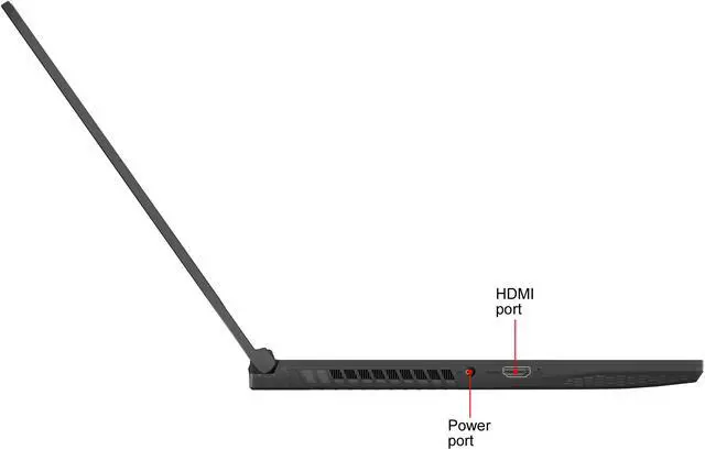 Alt view image 10 of 20 - MSI GF65 Thin 9SEXR-838 - 15.6" 144 Hz - Intel Core i7-9750H - GeForce RTX 2060 - 8 GB DDR4 - 512 GB SSD - Windows 10 Home - Gaming Laptop