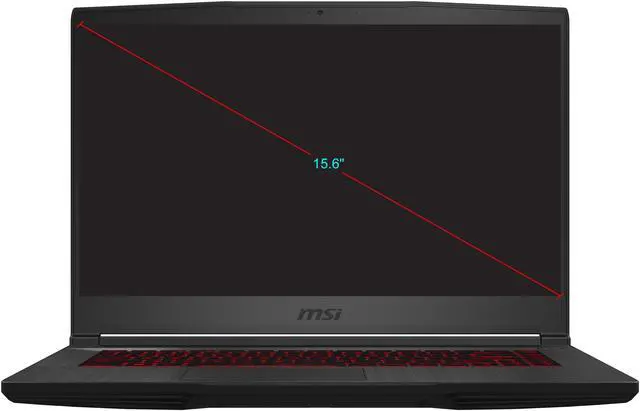 Alt view image 2 of 19 - MSI GF65 Thin 9SEXR-839 - 15.6" 144 Hz - Intel Core i5-9300H - GeForce RTX 2060 - 8 GB DDR4 - 512 GB SSD - Windows 10 Home - Gaming Laptop