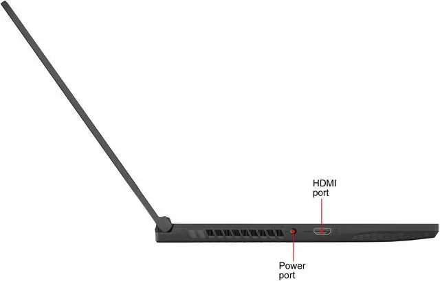 Alt view image 11 of 19 - MSI GF65 Thin 9SEXR-839 - 15.6" 144 Hz - Intel Core i5-9300H - GeForce RTX 2060 - 8 GB DDR4 - 512 GB SSD - Windows 10 Home - Gaming Laptop