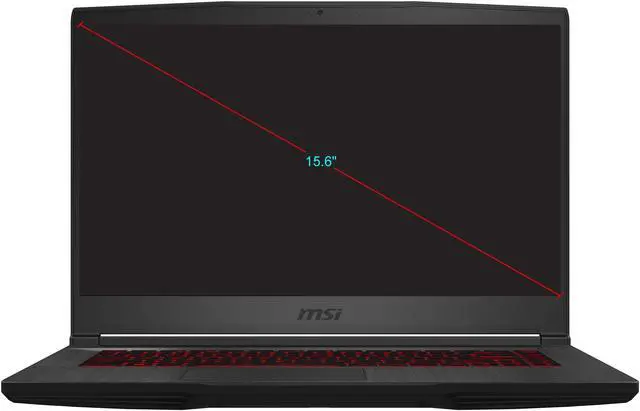 Alt view image 3 of 20 - MSI GF65 Thin 9SD-837 - 15.6" 144 Hz - Intel Core i7-9750H - GeForce GTX 1660 Ti - 8 GB Memory - 512 GB SSD - Windows 10 Home - Gaming Laptop