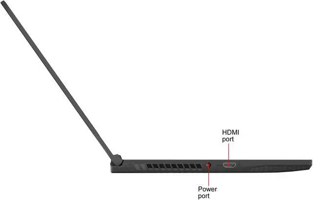 Alt view image 11 of 20 - MSI GF65 Thin 9SD-837 - 15.6" 144 Hz - Intel Core i7-9750H - GeForce GTX 1660 Ti - 8 GB Memory - 512 GB SSD - Windows 10 Home - Gaming Laptop
