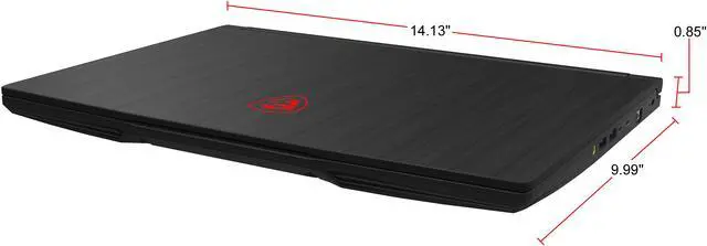 Alt view image 17 of 20 - MSI GF65 Thin 9SD-837 - 15.6" 144 Hz - Intel Core i7-9750H - GeForce GTX 1660 Ti - 8 GB Memory - 512 GB SSD - Windows 10 Home - Gaming Laptop
