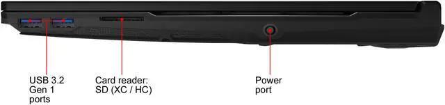Alt view image 11 of 20 - MSI GP65 Leopard 10SDK-433 - 15.6" 144 Hz IPS - Intel Core i7-10750H - GeForce GTX 1660 Ti - 16 GB DDR4 - 512 GB SSD - Gaming Laptop