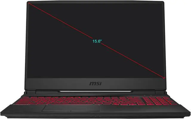 Alt view image 3 of 19 - MSI GL65 Leopard 10SCSR-070 - 15.6" 144 Hz - Intel Core i7-10750H - GeForce GTX 1650 Ti - 8 GB Memory - 512 GB SSD - Windows 10 Home - Gaming Laptop