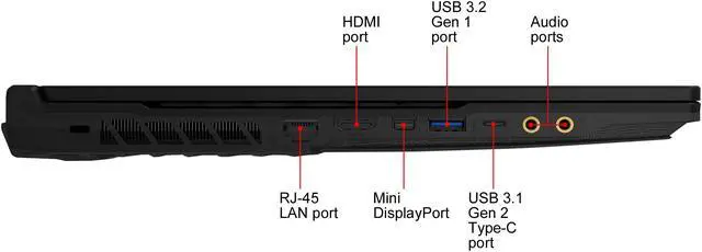 Alt view image 11 of 19 - MSI - GL65 Leopard 10SDR-492 - 15.6" 144 Hz - Intel Core i7-10750H - GeForce GTX 1660 Ti - 16 GB Memory - 512 GB SSD + 1 TB HDD - Windows 10 Home - Gaming Laptop