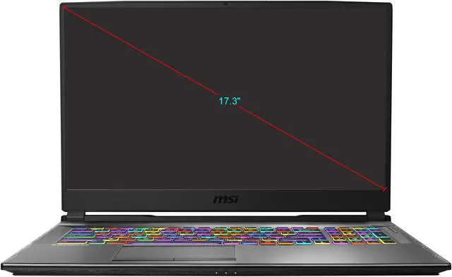 Alt view image 2 of 20 - MSI - 17.3" AMD Radeon RX 5600M - AMD Ryzen 7 4800H  - 16GB Memory - 1 TB NVMe SSD - Windows 10 Home 64-bit - Gaming Laptop - 144 Hz IPS (Alpha 17 A4DEK-011 )