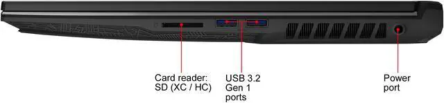 Alt view image 11 of 20 - MSI - 17.3" AMD Radeon RX 5600M - AMD Ryzen 7 4800H  - 16GB Memory - 1 TB NVMe SSD - Windows 10 Home 64-bit - Gaming Laptop - 144 Hz IPS (Alpha 17 A4DEK-011 )