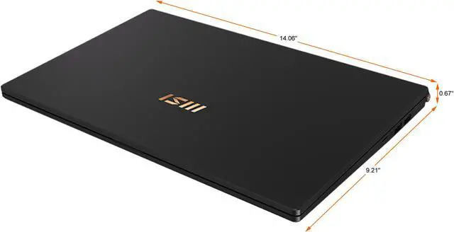 Alt view image 8 of 8 - MSI Laptop Intel Core i5-1135G7 8GB Memory 512 GB NVMe SSD Intel Iris Xe Graphics 15.6" Non-Touch Screen Windows 10 Pro 64-bit Summit B15 A11M-058