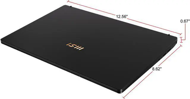 Alt view image 9 of 9 - MSI Laptop Intel Core i7-1165G7 16GB Memory 1 TB NVMe SSD Intel Iris Xe Graphics 14.0" Non-Touch Screen Windows 10 Pro 64-bit Summit B14 A11M-076