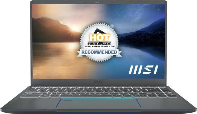 Alt view image 3 of 9 - MSI Laptop Prestige 14 EVO Intel Core i5 11th Gen 1135G7 (2.40GHz) 16 GB LPDDR4X Memory 512 GB NVMe SSD Intel Iris Xe Graphics 14.0" Windows 10 Home 64-bit Prestige 14 EVO A11M-221
