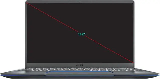 Alt view image 5 of 9 - MSI Laptop Prestige 14 EVO Intel Core i5 11th Gen 1135G7 (2.40GHz) 16 GB LPDDR4X Memory 512 GB NVMe SSD Intel Iris Xe Graphics 14.0" Windows 10 Home 64-bit Prestige 14 EVO A11M-221