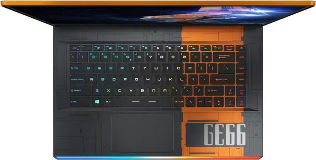 Alt view image 11 of 20 - MSI GE66 Dragonshield 10SE-654 - 15.6" 240 Hz - Intel Core i7-10750H - GeForce RTX 2060 - 16 GB DDR4 - 1 TB SSD - Windows 10 Home - Gaming Laptop