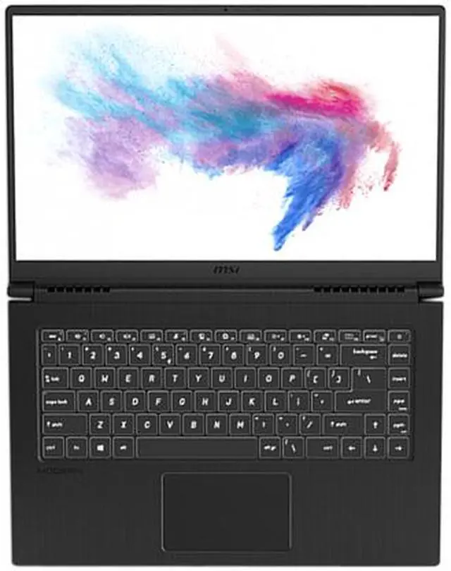 Alt view image 3 of 4 - MSI Laptop Intel Core i5-10210U 8GB Memory 256 GB NVMe SSD Intel UHD Graphics 15.6" Non-Touch Screen Windows 10 Pro 64-bit Modern 15 A10M-461