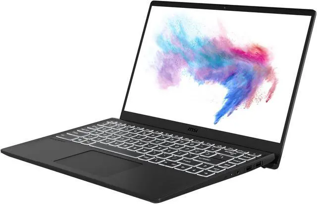 Alt view image 4 of 7 - MSI Laptop Intel Core i5-10210U 8GB Memory 256 GB NVMe SSD Intel UHD Graphics 14.0" Non-Touch Screen Windows 10 Pro 64-bit Modern 14 B10MW-285