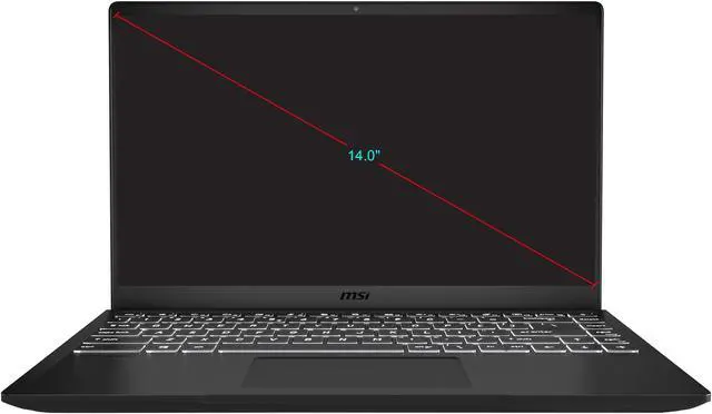 Alt view image 3 of 7 - MSI Laptop Intel Core i5-10210U 8GB Memory 256 GB NVMe SSD Intel UHD Graphics 14.0" Non-Touch Screen Windows 10 Pro 64-bit Modern 14 B10MW-285