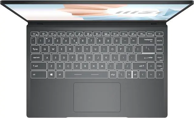 Alt view image 5 of 5 - MSI Laptop Intel Core i7-1165G7 16GB Memory 1 TB NVMe SSD NVIDIA GeForce MX450 14.0" Non-Touch Screen Windows 10 Pro 64-bit Modern 14 B11SB-083
