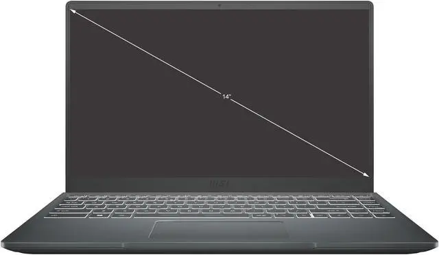 Alt view image 2 of 5 - MSI Laptop Intel Core i7-1165G7 16GB Memory 1 TB NVMe SSD NVIDIA GeForce MX450 14.0" Non-Touch Screen Windows 10 Pro 64-bit Modern 14 B11SB-083