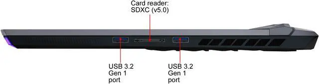 Alt view image 11 of 20 - MSI GE66 Raider 10UG-211 - 15.6" 300 Hz - Intel Core i7-10870H - NVIDIA GeForce RTX 3070 Laptop GPU 8 GB GDDR6 - 32 GB Memory - 1 TB NVMe SSD - Windows 10 Home - Gaming Laptop