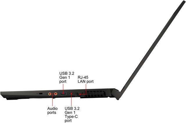 Alt view image 7 of 20 - MSI GF75 Thin 10UEK-048 - 17.3" 144 Hz IPS - Intel Core i7-10750H - NVIDIA GeForce RTX 3060 Laptop GPU 6 GB GDDR6 - 16 GB Memory - 512 GB NVMe SSD + 1 TB HDD - Windows 10 Home - Gaming Laptop