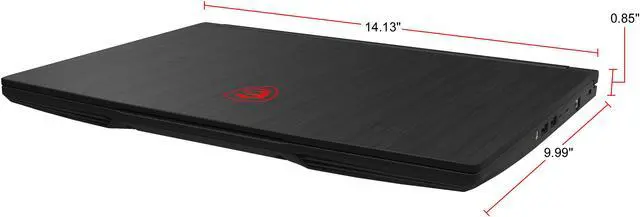 Alt view image 10 of 12 - MSI GF65 Thin 10UE-071 - 15.6" 144 Hz IPS - Intel Core i7-10750H - NVIDIA GeForce RTX 3060 Laptop GPU 6 GB GDDR6 - 16 GB Memory - 512 GB NVMe SSD - Windows 10 Home - Gaming Laptop