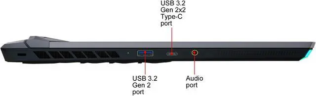 Alt view image 7 of 20 - MSI GE66 Raider 10UH-210 - 15.6" 300 Hz - Intel Core i7-10870H - NVIDIA GeForce RTX 3080 Laptop GPU 16 GB GDDR6 - 32 GB Memory - 1 TB NVMe SSD - Windows 10 Home - Gaming Laptop