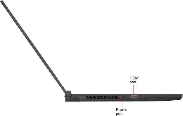 Alt view image 11 of 20 - MSI GF Series GF65 10UE-002CA Thin 15.6" 144 Hz IPS Intel Core i7 10th Gen 10750H (2.60 GHz) NVIDIA GeForce RTX 3060 Laptop GPU 16 GB Memory 512 GB PCIe SSD Windows 10 Home 64-bit Gaming Laptop