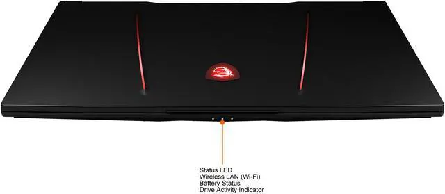 Alt view image 12 of 13 - MSI GE75 Raider 10SE-482 - 17.3" 144 Hz - Intel Core i7-10750H - NVIDIA GeForce RTX 2060 - 16 GB Memory - 512 GB SSD + 1 TB HDD - Windows 10 Pro - Gaming Laptop