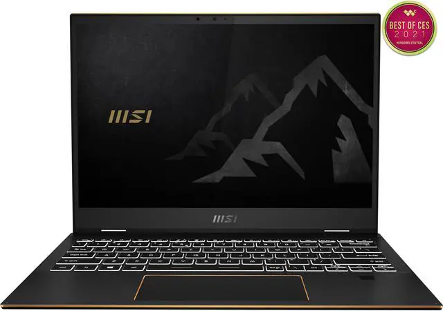 MSI SUMMIT E13 FLIP EVO 13.4" Touch Screen 2-in-1 Ultra Thin and Light Professional Laptop, Intel Core i7-1185G7, IRIS Xe, 16 GB DDR4, 512 GB NVMe SSD, Win10 with MSI Pen (A11MT-023)