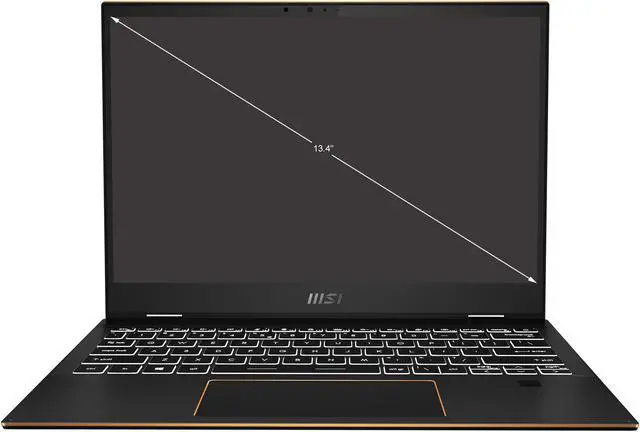 Alt view image 2 of 13 - MSI SUMMIT E13 FLIP Evo 13.4" Touch Screen 2-in-1 Ultra Thin and Light Professional Laptop, Intel Core i7-1185G7, IRIS Xe, 16 GB DDR4, 512 GB NVMe SSD, Win10 with MSI Pen (A11MT-023)