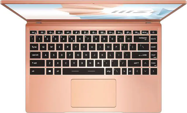 Alt view image 6 of 10 - MSI Laptop Intel Core i5-1135G7 8GB Memory 512 GB NVMe SSD Intel Iris Xe Graphics 14.0" Non-Touch Screen Windows 10 Home 64-bit Modern 14 B11MO-209