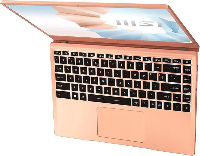 Alt view image 7 of 10 - MSI Laptop Intel Core i5-1135G7 8GB Memory 512 GB NVMe SSD Intel Iris Xe Graphics 14.0" Non-Touch Screen Windows 10 Home 64-bit Modern 14 B11MO-209