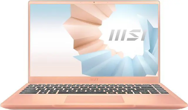 Main image of MSI Laptop Intel Core i5-1135G7 8GB Memory 512 GB NVMe SSD Intel Iris Xe Graphics 14.0" Non-Touch Screen Windows 10 Home 64-bit Modern 14 B11MO-209