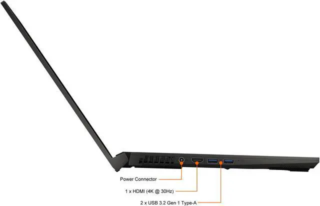 Alt view image 9 of 20 - MSI GF Series - 17.3" GeForce GTX 1650 - Intel Core i5-10300H  - 8GB Memory - 512 GB NVMe SSD - Windows 10 Home 64-bit - Gaming Laptop - 120 Hz IPS (GF75 Thin 10SCXR-617 )