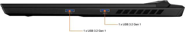 Alt view image 8 of 19 - MSI GP Series - 15.6" GeForce RTX 3070 Laptop GPU - Intel Core i7-11800H  - 16GB Memory - 1 TB NVMe SSD - Windows 10 Home 64-bit - Gaming Laptop - 240 Hz (GP66 Leopard 11UG-018 )