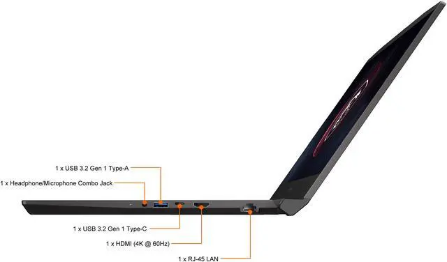 Alt view image 9 of 20 - MSI - 15.6" GeForce RTX 3060 Laptop GPU - Intel Core i7-11800H  - 16GB Memory - 512 GB NVMe SSD - Windows 10 Home 64-bit - Gaming Laptop - 144 Hz IPS (Pulse GL66 11UEK-034 )