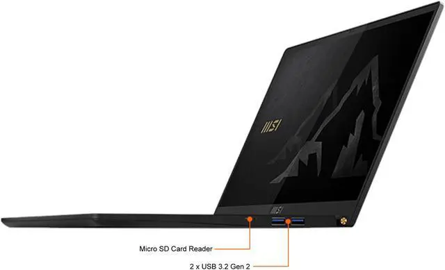 Alt view image 7 of 15 - MSI Laptop Intel Core i7-1165G7 16GB Memory 1 TB NVMe SSD Intel Iris Xe Graphics 15.6" Non-Touch Screen Windows 10 Pro 64-bit Summit B15 A11MT-401
