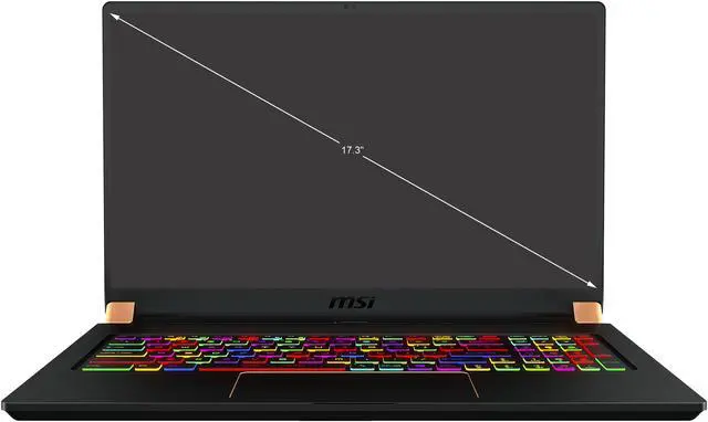 Alt view image 2 of 16 - MSI GS Series GS75 10SE-1028CA Stealth 17.3" 4K/UHD mini LED 60 Hz Intel Core i7 10th Gen 10750H (2.60 GHz) NVIDIA GeForce RTX 2060 16 GB Memory 512 GB PCIe SSD Windows 10 Home 64-bit Gaming Laptop