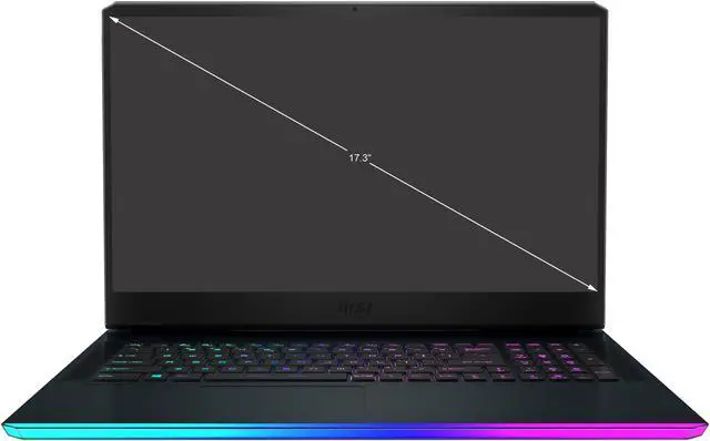 Alt view image 2 of 18 - MSI GE Series GE76 Raider 11UG-054 17.3" 360 Hz IPS Intel Core i7 11th Gen 11800H (2.30 GHz) NVIDIA GeForce RTX 3070 Laptop GPU 32 GB Memory 1 TB NVMe SSD Windows 10 Home 64-bit Gaming Laptop